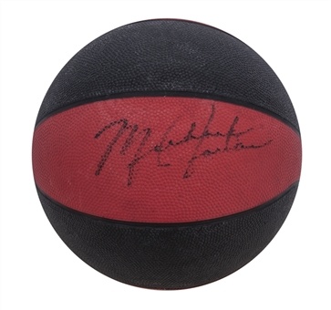 Michael Jordan Signed Official Wilson "Michael Jordan Air Attack" Model Basketball - Rookie Era Signature Circa 1984 (JSA) 